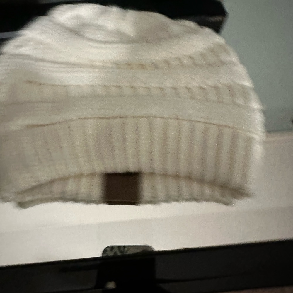 C.C whit hat. Great shape. One size fits all. $10